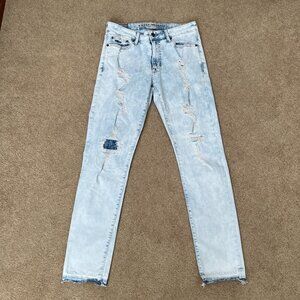 American Eagle Ripped Light Wash Jeans